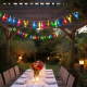 Decoratives Plastic Happy Birthday 13 LED Letter Battery Operated String Lights, Outdoor String Lights (Multicolour)