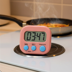 Digital Kitchen Timer Clear Big Digits 0-99 Min for Cooking Office Clock
