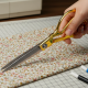 Gold Plated Professional Cloth Cutting Scissor