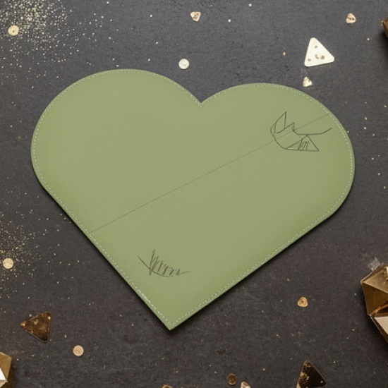 Heart Shape Board For Art and Thick Pad of Heart Shape for Art