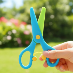 Kids Handmade Plastic Safety Scissors Safety Scissors