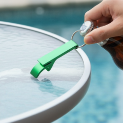 Metal Bottle Opener Keychain (1 Pc)