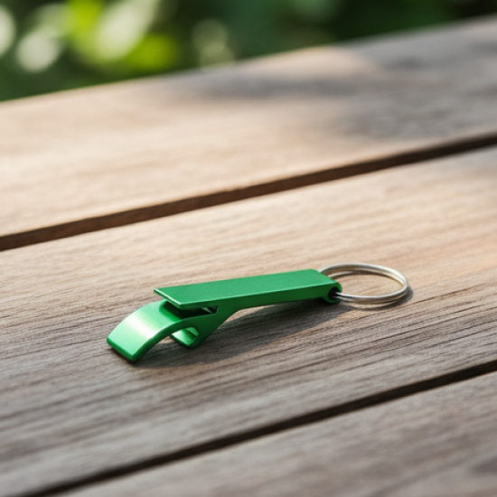 Metal Bottle Opener Keychain (1 Pc)