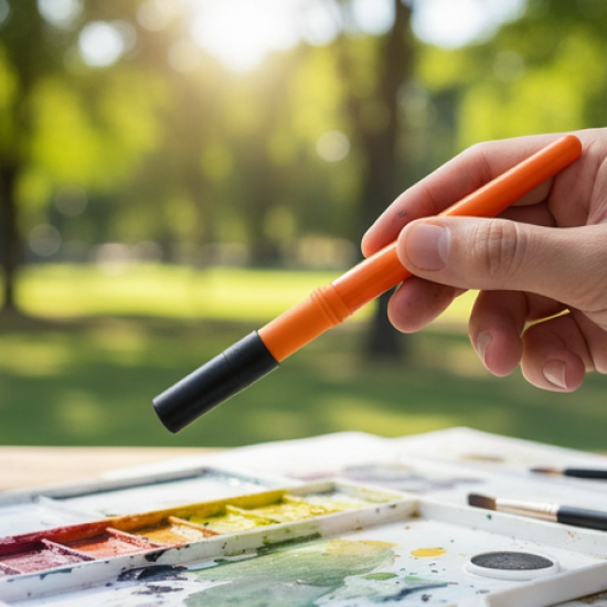 Multicolor Portable Painting Brush Set for Artists & Students