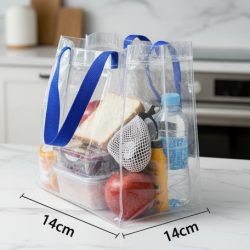 Multifunction Transparent Bag With Handle Bag (45×30×14 CM / 1 pc)