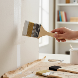 Paint Brush for Wall Painting & Foam Brush Painting Sponge Tool (4 Pcs Set)