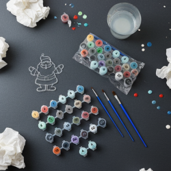 Paint by Number Kits 2 Set 24 Number Color, 6 paint brushes (2 Set)