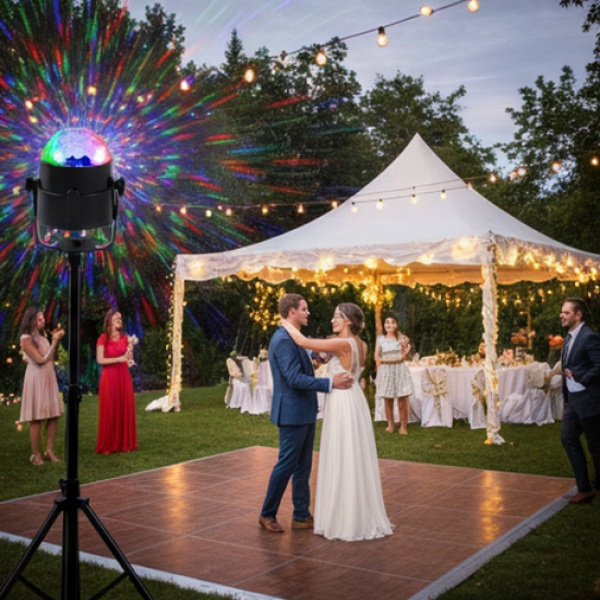 Party Lights, DJ Stage Light Disco Ball Light USB Charging Party Stage Lamp Party Light for Home Bar Car Wedding Holiday Party, Party Gift Kids Birthday