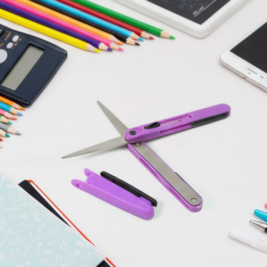 Pen Cut Compact Scissors in Pen Format, Pen-Style Portable Travel Scissors (1 Pc)