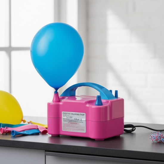 Portable Dual Nozzle Electric Balloon Blower Pump Inflator