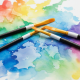 Premium Paint Brushes, Watercolor Acrylic Paint Brushes (4 Pcs Set)