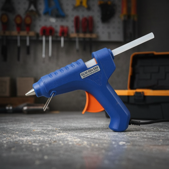 Professional 60 Watt with 2 Pcs Hot Melt Glue Stick & ON / Off Switch (1 Pc)