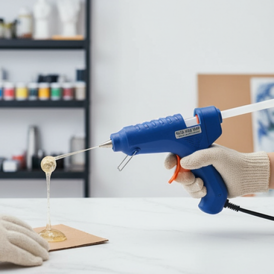 Professional 60 Watt with 2 Pcs Hot Melt Glue Stick & ON / Off Switch (1 Pc)