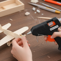 Professional Hot Melt Glue Gun with Rapid Heating and Quick Melt Glue Gun For Multiuser (40W)