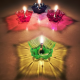 Reflection Diya Combo Plastic Candle Cup with Multi Shape, Diwali (12 Pcs Set)