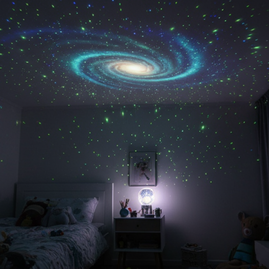 Robot Sky Space Stars Light Astronaut Galaxy Projector, Night lamp, Bedroom, Kids, Projector, Remote Control, Star Projector Will Take Children's to Explore The Vast Starry Sky for Adults, raksha bandhan, Diwali Gift