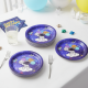 Round Plates Disposable Paper Plates  Happy Birthday, Gift (10 Pcs Set / Mix Design)