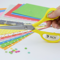 Scissors for craft work paper cutter Scissor stainless steel All Purpose Ergonomic Comfort Grip Office Scissors Craft Shears Sharp Scissors (9 Inch)