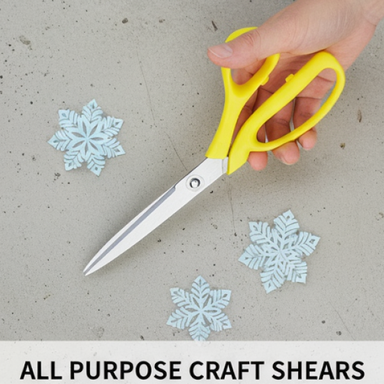 Scissors for craft work paper cutter Scissor stainless steel All Purpose Ergonomic Comfort Grip Office Scissors Craft Shears Sharp Scissors (9 Inch)