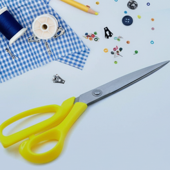 Scissors for craft work paper cutter Scissor stainless steel All Purpose Ergonomic Comfort Grip Office Scissors Craft Shears Sharp Scissors (9 Inch)