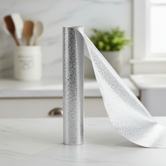 Self-Adhesive Wallpaper Aluminum Foil Wall Paper (60×200 Cm / Mix Design)