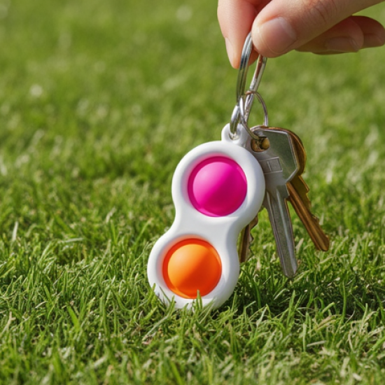 Simple Dimple Fidget Toy Mini Keychain