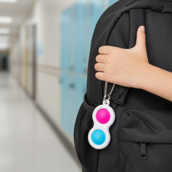 Simple Dimple Fidget Toy Mini Keychain