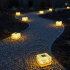 Solar Ice Cube Garden Light for Pathways & Christmas Decor