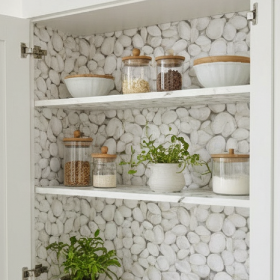 Wall Stickers DIY Wallpaper Decal 3D Self Adhesive House Office Decorative, Living Room, Hall, Kitchen Shelf Contact Paper Interior