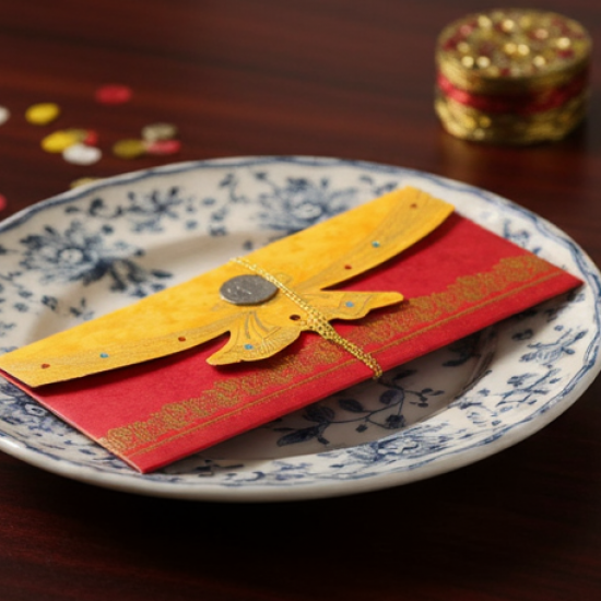 Wedding Gift Card / Cover (1 Pc / Multicolour)