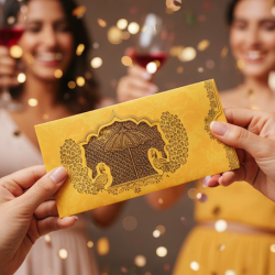 Wedding Gift Envelopes pack of 10 pcs Money Cash Gift Cover Shagun Birthday Marriage, Baby Shower, Anniversary, Money Envelope Lifafa Envelope Multicolor Premium Envelope (10 Pcs Set)