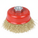 Wire Wheel Cup Brush (Gold)
